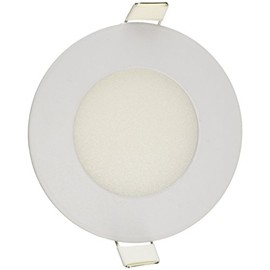 Sanelec 1131 Panel Circular para empotrar, 3W, Luz Fría