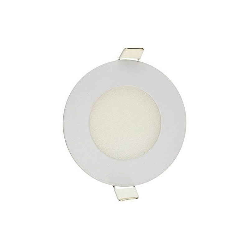 Sanelec 1131 Panel Circular para empotrar, 3W, Luz Fría