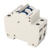 DC Circuit Breaker 2P 16A Overload Protection DIN Rail Mount