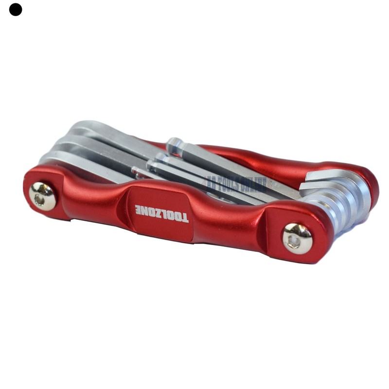 AB Tools 8pc Folding Ball Hex Key Ball End Point