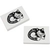 2 x 45mm 'Sleeping Cat' Erasers/Rubbers (ER00043302)
