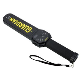Bounty Hunter The Guardian Security Metal Detector, Compact Handheld with Audio, Silent-Vibration & LED Alerts, 3 Operating Frequencies, 8.0kHz, Low Switch for Object Differentiation