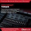 Olsa Tools 1/2-Inch Drive Deep Impact Socket Set - 15pc