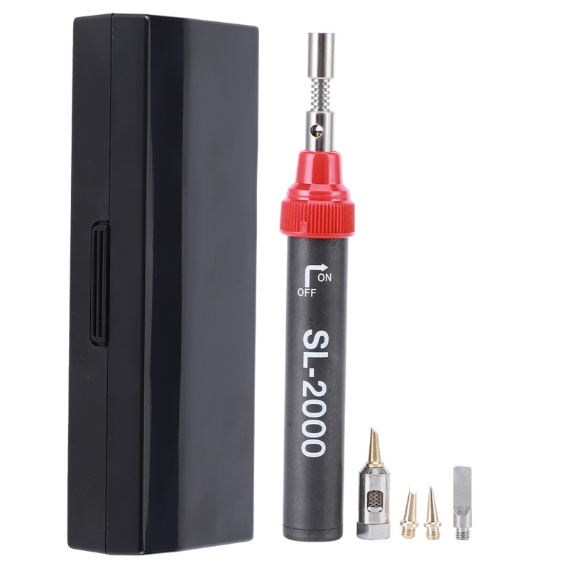 Gas Soldering Kit 5‑in‑1 Pure Butane Soldering Iron Multiple Tips