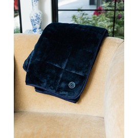 Thera Weighted Blanket - Calming Navy - Size/Weight: Adult (60" x 80") - 15 lbs