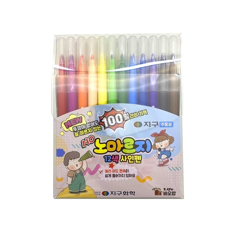 Jigu Chemical Nomarji Sign Pen 12 Colors Jigu / 지구화학