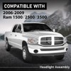G-PLUS Headlights Assembly w/Bulbs Compatible with Dodge Ram 1500 06-08/Dodge