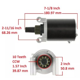 H&H bros Starter Motor for Kohler 1209810 2509803 2509804 2509803S 2509804S Starter Motor