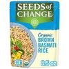 SEEDS OF CHANGE Organic Brown Basmati Rice, Microwaveable Ready to