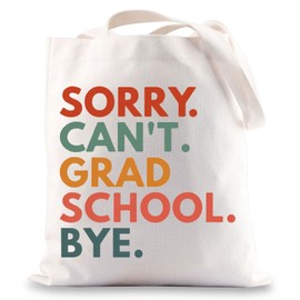 JNIAP Masters Tote Bag Masters Degree Graduation Gifts Masters Degree Shoulder Bag Masters Grad Gifts Postgraduate Gift, Can't Grad Tb, Large