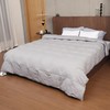MOOFUN GreyDuck Down Comforter-All Season Duvet 60Oz Filling 24% Down