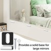 6Pcs Metal Mirror Clips for Wall Mounting, Mirror Holder Clips