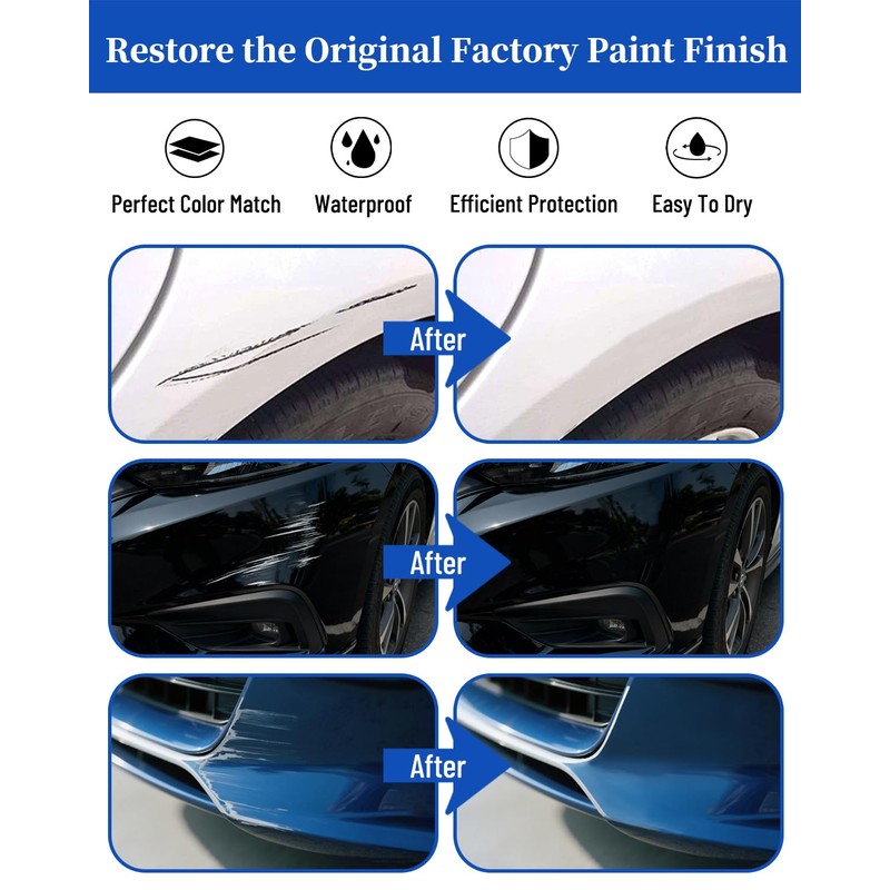 Brilliant Silver Metallic(K23) Touch up Paint for Nissan-Exact Match Scratch