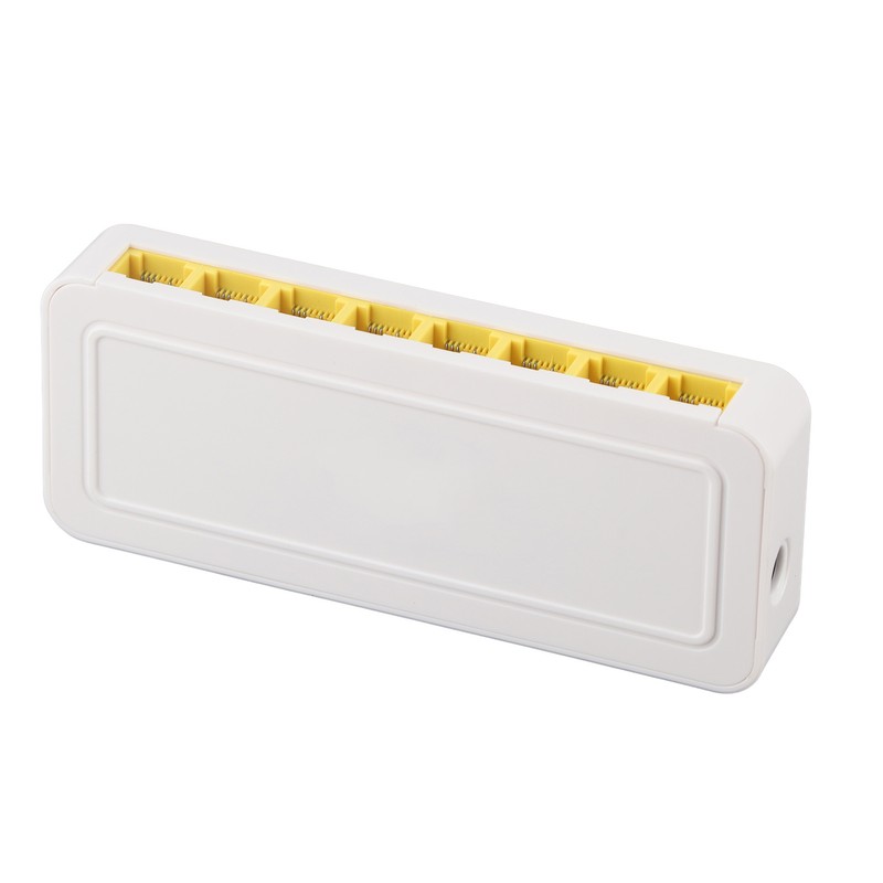 8 Port Ethernet Switch Professional Silent Operation Plug and Play