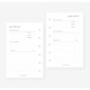 Pocket Goal Planner Insert Agenda Refill for Pocket size 6