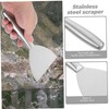 IWOWHERO Stainless Steel Paint Scraper Tool Ergonomic Putty Spatula for