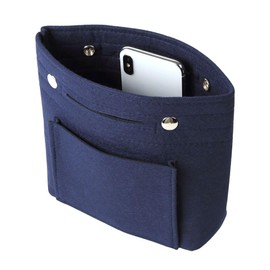 ddice Women's Bag In Bag Felt Inner Bag Lightweight Bag Pouch Organize Inside Bag Bag In Back (S-Navy)