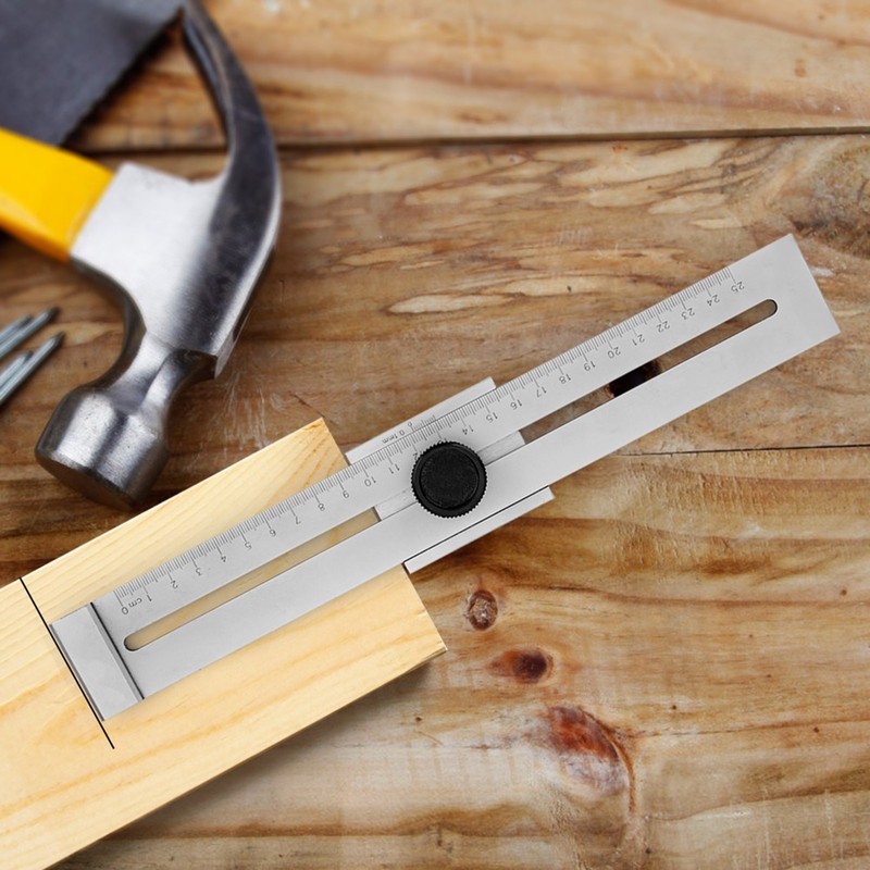 0-250mm Measurement Range High Accuracy Woodworking Marking Ruler Gauge Measurement