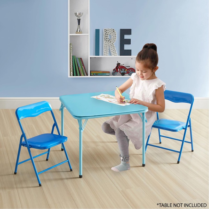 Heritage Kids Padded Folding Chair for Kids, Set of 2,