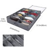 Under Bed Shoe Storage Organizer-Set of 2, Under Bed Shoe