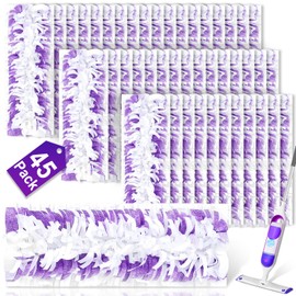 45 Count Disposable Power Mop Refills Replacement for Swiffer Power Mop Refills Compatible with Swiffer PowerMop Mop Pads Multi-Surface Replacement Pads for Floor Cleaning