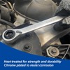 DAKCOS 4-in-1 reversible ratchet wrench, 10 x 13-17 x 19