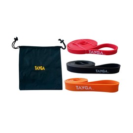 Tayga Set 3 Bandas Resistencia largas Power Loops Pull ups