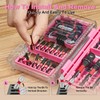 Geinxurn 55Pieces Impact Screwdriver Bits Set, Magnetic S2 Steel Phillips/Slotted/Square/Torx