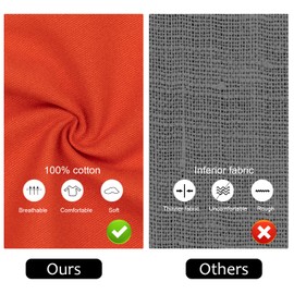 LessMo Apron, BBQ Apron and Cooking Apron in Professional Quality with Adjustable Neck Strap and Two Pockets, 100% Cotton, 70 x 85 cm