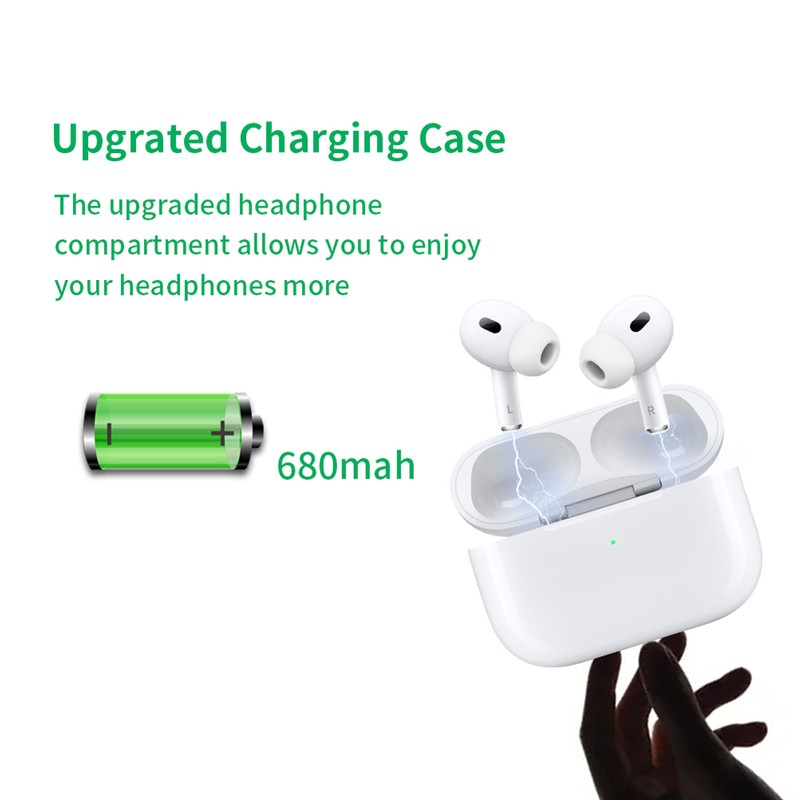 Earbuds Charging Case Supports Wired Wireless Charging Safe Efficient Wireless