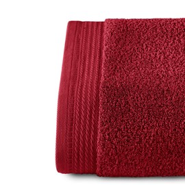 RIZO Top Towel - Set of 1 Shower Towel - Bath Towels - 100% Combed Cotton - 600 g/m2 - Measure 70 x 140 cm - Garnet