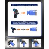 Diamond Tile Hole Saw Kit - 10Pcs 1/4'', 5/16'', 3/8'',