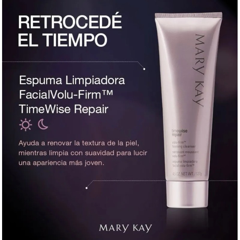 Espuma de Limpieza Mary Kay Volu-Firm TimeWise Repair Piel Sensible