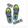 CafePress Road Runners Square Car Magnet 3 X 3 Square