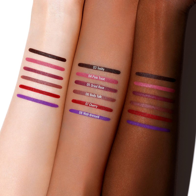 OULAC Matte Purple Lip Liner, Waterproof Lipliner Pencil Lasts 24H