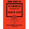 1946-1947 Plymouth Parts Catalog - Model Series P15