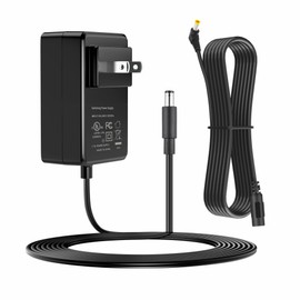 SLLEA 5ft UL 12V 2A-3A AC Adapter Charger for CASIO CDP-235R CDP-235RBK 88-Key Digital Piano Power with Extension 6ft Connectcor Plug Cable Mains