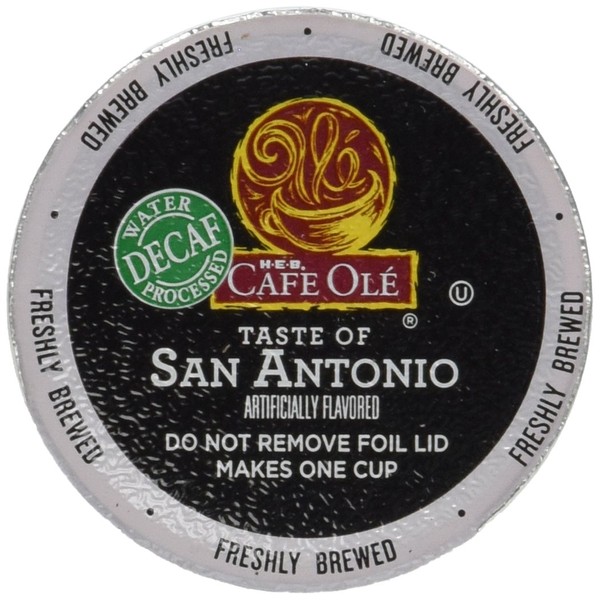 H.E.B. Taste of San Antonio DECAF (single brew)--12 count single box