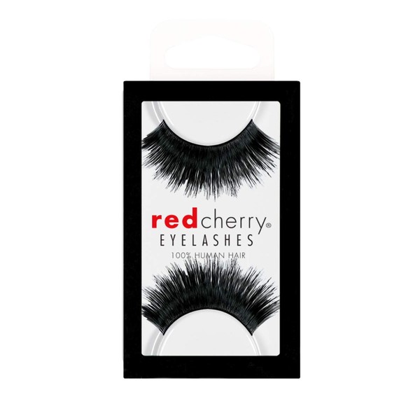 Red Cherry #304 False Eyelashes, Black (Pack of 6 Pairs), RCL304G-pk6
