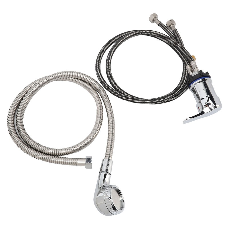 23.6in Faucet 47.2in Electro Polishing Hose High Pressure Sprayer Shampoo