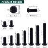 (25 pcs) M6-1.0 x 12mm Button Head Torx Drive Machine