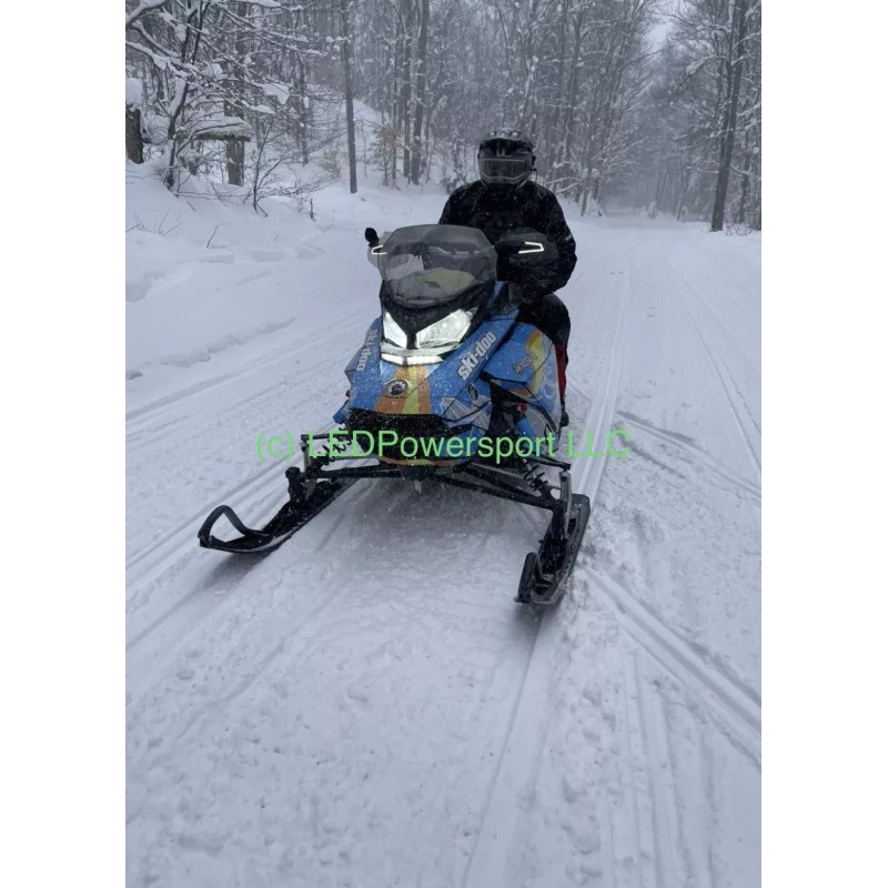 FT 2017 Ski Doo Freeride Etec LED Headlight Kit Plug