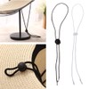 Gwxevce Flexible Removable Elastic Hat Chin Cord Strap Adjustable Cord