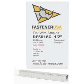 1/2" Leg x 1/2" Crown 20GA GALV 5016C Staples 5,000ct | DF5016