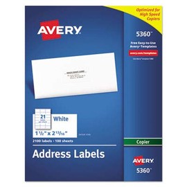 AVE5360 - Avery Self-Adhesive Address Labels for Copiers