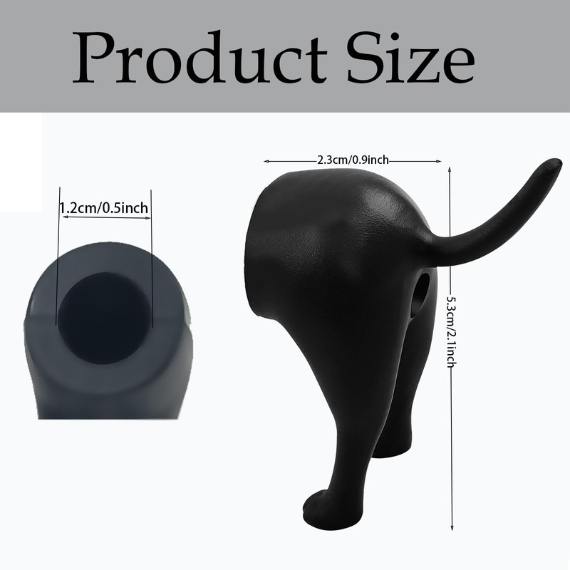 ZSRVAJ 2 Pcs Pooping Dog Butt Toothpaste Topper, Dog Poop