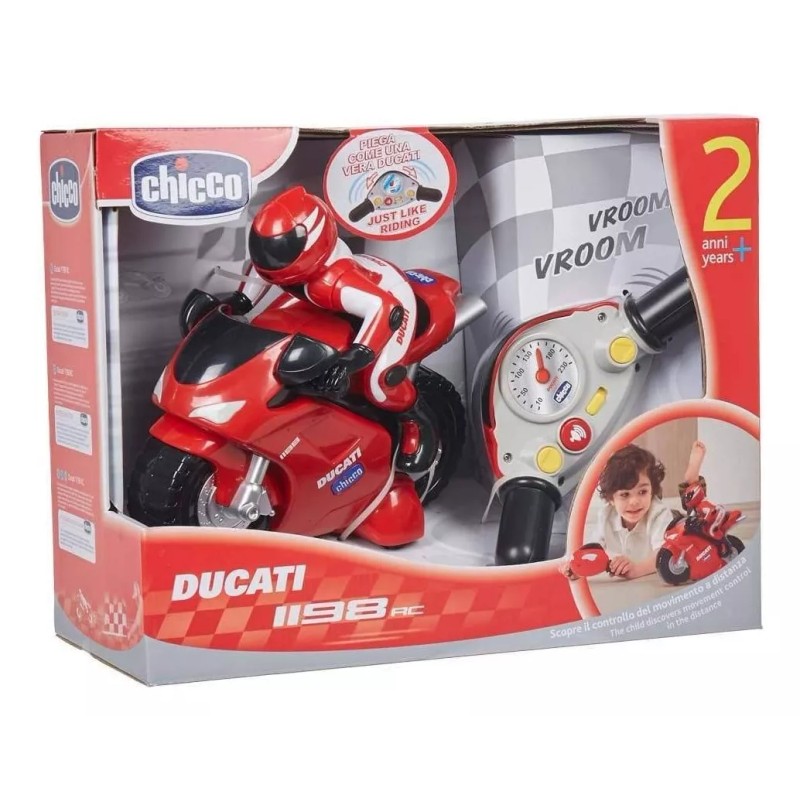 Chicco Motocicleta A Control Chicco Ducati 1198 Con Volante Remoto