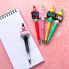 5PC Funny Bead Ink Ball Point Pens with Sayings for
