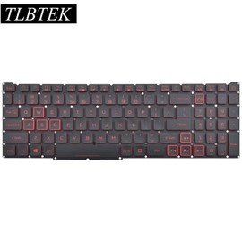 TLBTEK Backlight Keyboard Replacement Compatible with Acer Nitro 5 AN515-45 AN515-56 AN515-57 AN515-58 AN517-41 AN517-45 AN517-52 AN517-53 AN517-57, Predator Helios 300 PH315-54 PH315-55 Laptop