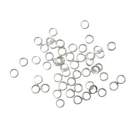 Sterling Silver Open Jump Rings 4mm 20 Gauge (50 Rings) from CraftWire